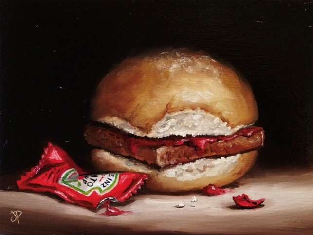 'Square Sausage Roll ' by artist Jane Palmer